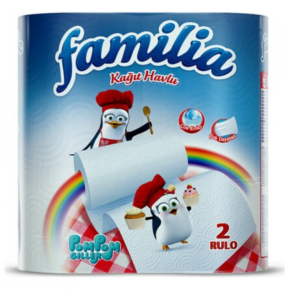 Familia Pompomgiller Kağıt Havlu 2 Rulo