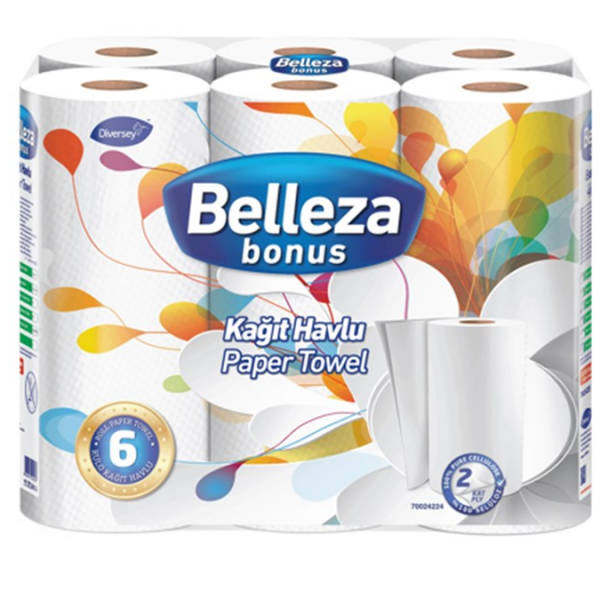 Belleza Bonus Kağıt Havlu 6 Rulo (6 Rulo)