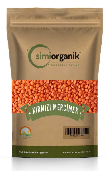 Simi Organik 1. Sınıf Kırmızı Mercimek 500 gr