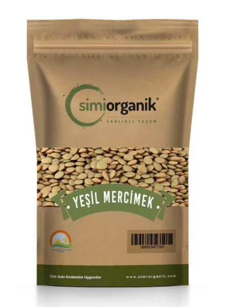 Simi Organik 1. Sınıf Yeşil Mercimek 500 gr