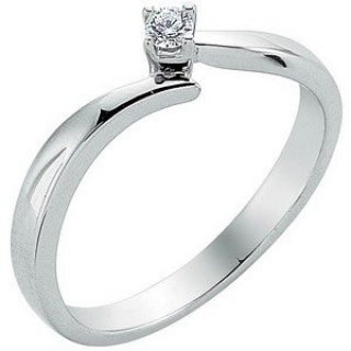 Goldstore DRS9636 0.06 Karat Pırlanta Yüzük