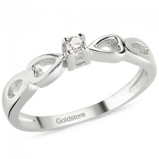 Goldstore DRS9663 0.06 Karat Pırlanta Yüzük