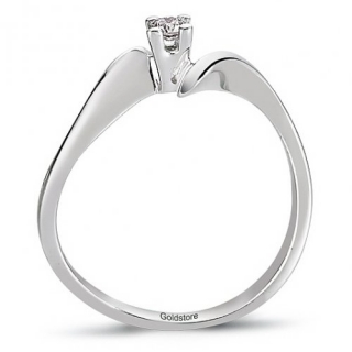 Goldstore DRS9649 0.08 Karat Pırlanta Yüzük