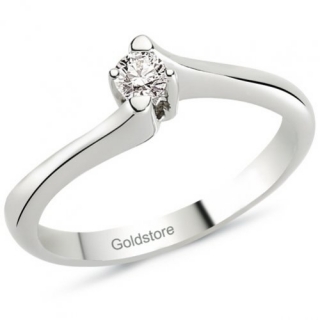 Goldstore DRS7579 0.11 Karat Pırlanta Yüzük