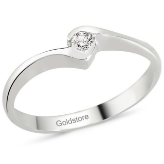 Goldstore DRS7573 0.06 Karat Pırlanta Yüzük