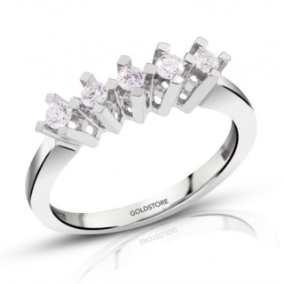 Goldstore DRW41668 0.25 Karat Pırlanta Yüzük