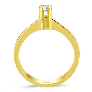 Goldstore DRS24270 0.12 Karat Pırlanta Yüzük