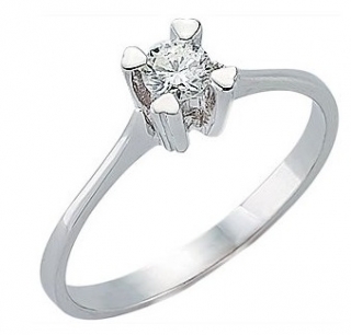 Goldstore DRS15859 0.19 Karat Pırlanta Yüzük