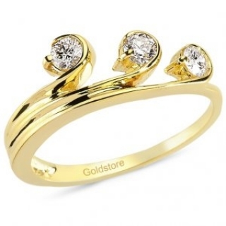 Goldstore DRT11541 0.32 Karat Pırlanta Yüzük