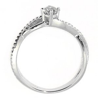 Goldstore DRS11484 0.19 Karat Pırlanta Yüzük