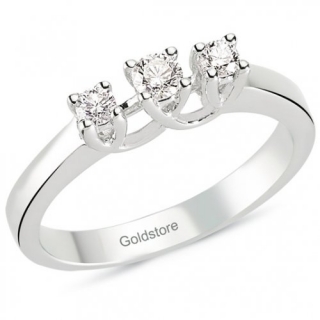 Goldstore DRT9640 0.25 Karat Pırlanta Yüzük