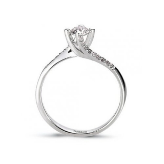 Goldstore DRS37546 0.30 Karat Pırlanta Yüzük