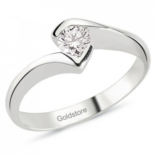 Goldstore DRS7582 0.22 Karat Pırlanta Yüzük
