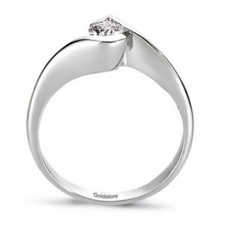 Goldstore DRS7582 0.22 Karat Pırlanta Yüzük