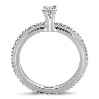 Goldstore DRS7247 0.28 Karat Pırlanta Yüzük