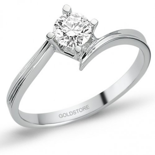 Goldstore DRS33954 0.30 Karat Pırlanta Yüzük