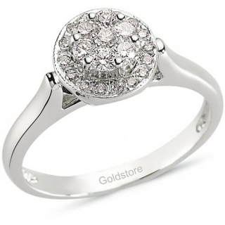 Goldstore DRF24282 0.30 Karat Pırlanta Yüzük