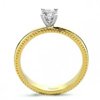 Goldstore DRS7827 0.32 Karat Pırlanta Yüzük