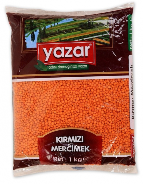 Yazar Kırmızı Mercimek 1 kg