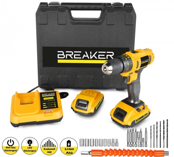Breaker 32 V 5 Ah Akülü Matkap