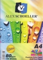 Alex Schoeller A4 80g 10 Renk 100 Yaprak resim