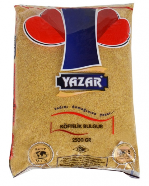 Yazar Köftelik Bulgur 2.5 kg