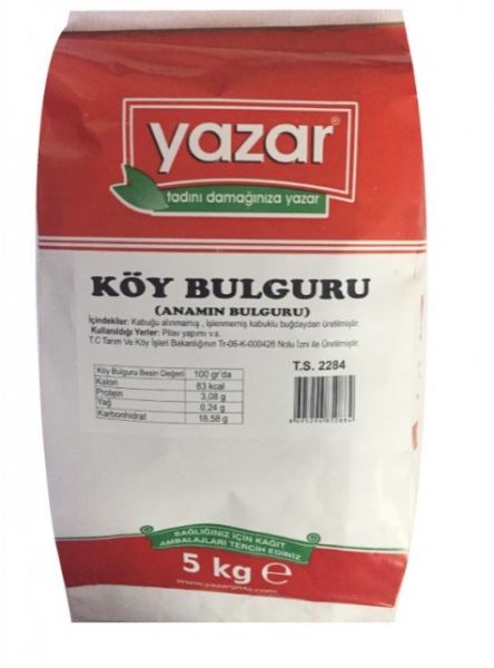 Yazar Köy Bulgur 5 kg