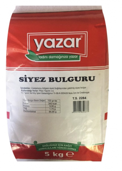 Yazar Siyez Bulgur 5 kg