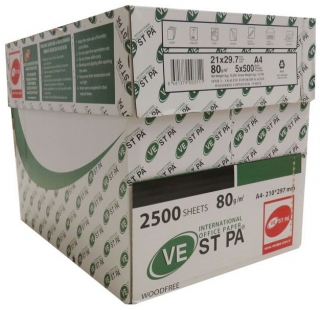Vestpa A4 80g 2500 Yaprak Fotokopi Kağıdı
