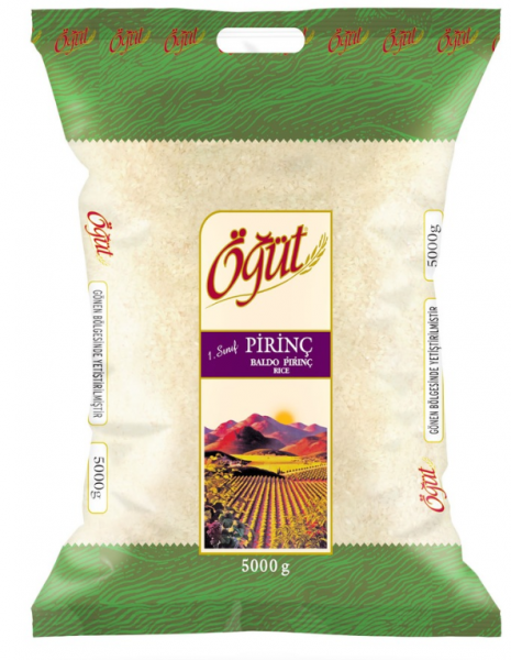 Öğüt 1. Sınıf Baldo Pirinç 5 kg