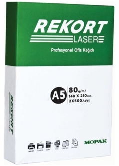 Mopak Rekort A5 80g 5000 Yaprak Fotokopi Kağıdı