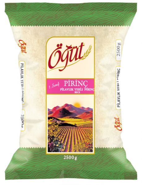 Öğüt 1. Sınıf Yerli Pilavlık Pirinç 2.5 kg