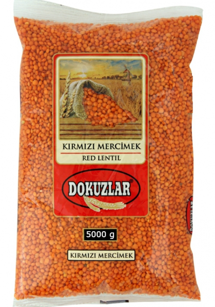 Dokuzlar Kırmızı Mercimek 5 kg (5 kg)
