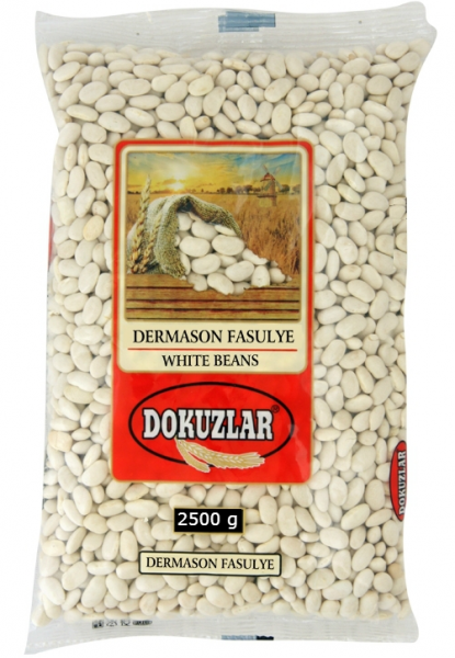 Dokuzlar Dermason Kuru Fasulye 2.5 kg (2.5 kg)
