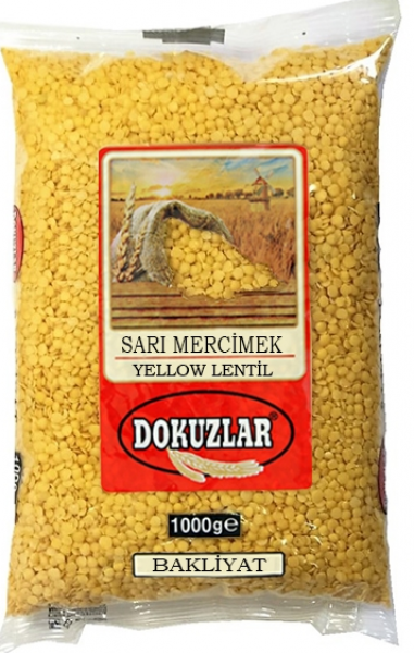 Dokuzlar Sarı Mercimek 1 kg