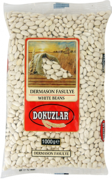 Dokuzlar Dermason Kuru Fasulye 1 kg (1 kg)