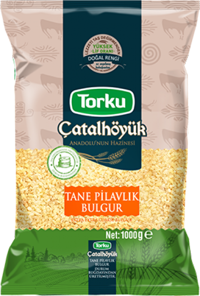 Torku Çatalhöyük Tane Pilavlık Bulgur 1 kg