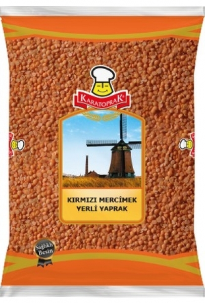 Karatoprak Yerli Kırmızı Yaprak Mercimek 1 kg (1 kg)