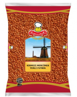 Karatoprak Yerli Kırmızı Futbol Mercimek 1 kg