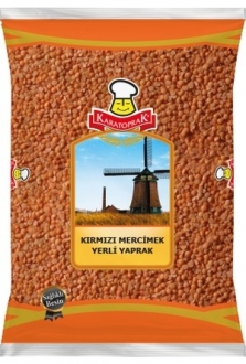 Karatoprak Yerli Kırmızı Yaprak Mercimek 5 kg