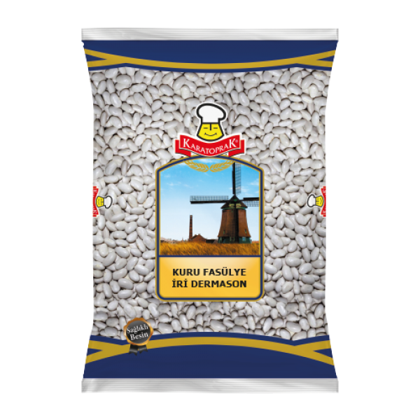Karatoprak İri Dermason Kuru Fasulye 1 kg (1 kg)
