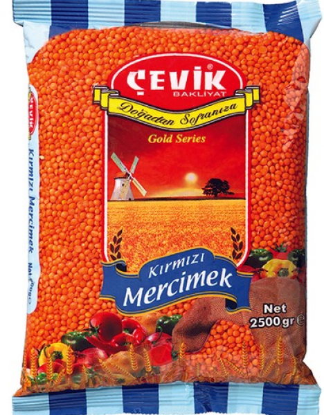 Çevik Kırmızı Mercimek 2.5 kg