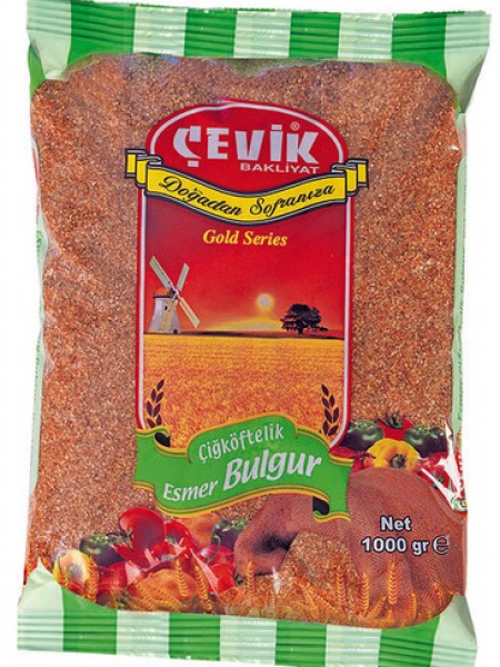 Çevik Esmer Çiğ Köftelik Bulgur 1 kg