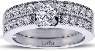 Lova 1080047 0.90 Karat Pırlanta Yüzük