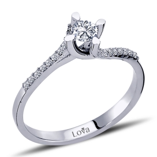 Lova 1070061 0.38 Karat Pırlanta Yüzük