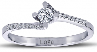 Lova 1070060 0.23 Karat Pırlanta Yüzük