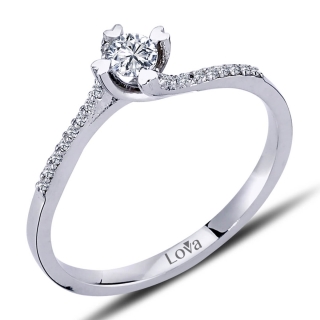 Lova 1070048 0.20 Karat Pırlanta Yüzük