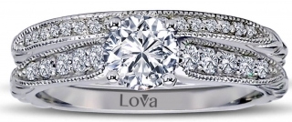 Lova 1060110 0.77 Karat Pırlanta Yüzük
