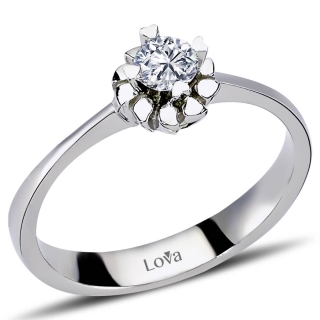 Lova 1050157 0.25 Karat Pırlanta Yüzük