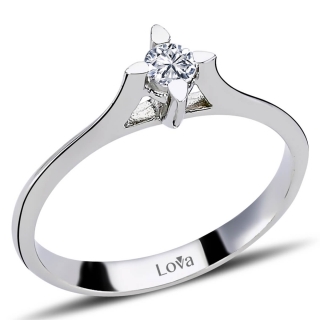 Lova 1050073 0.13 Karat Pırlanta Yüzük